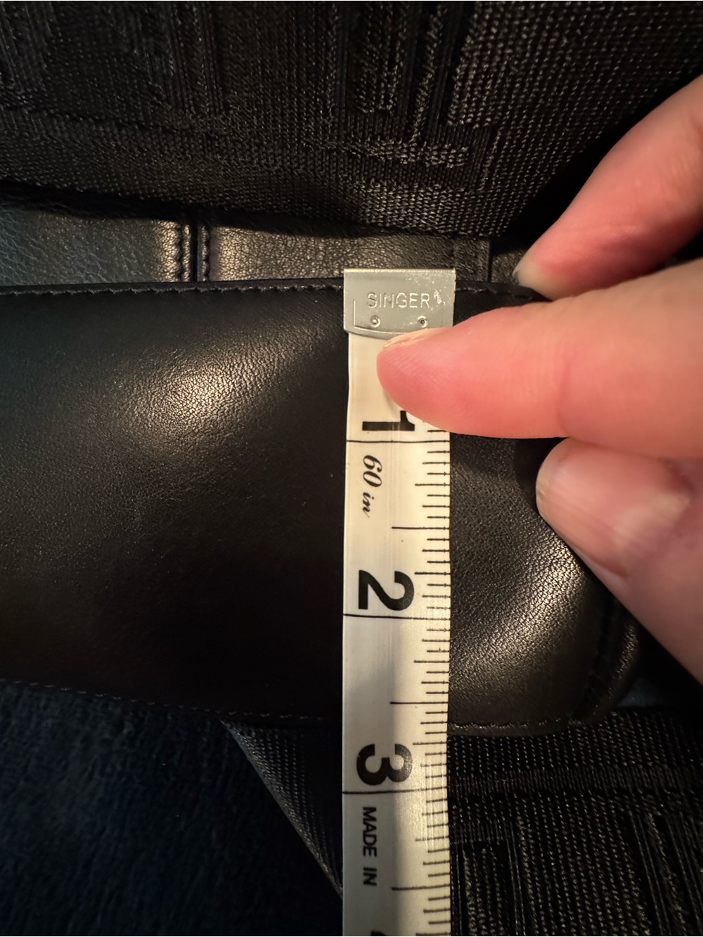 TUMI Black Leather Messenger Bag - Picture 15 of 16